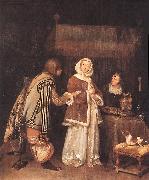 TERBORCH, Gerard The Letter dh oil painting artist